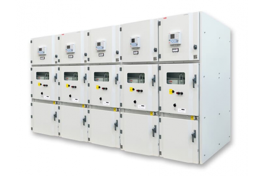 Medium pressure gas insulated switchgear and control equipment